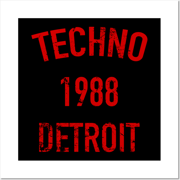 Techno music - 90s collector edition Wall Art by BACK TO THE 90´S